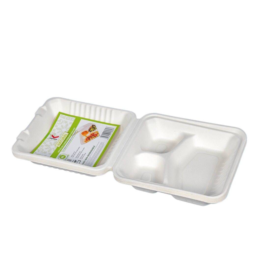 Hộp bã mía 3 ngăn phân hủy sinh học KOKUSAI 8IN Lốc 10 cái - 180893 7 180893 1 d450535d410d47208c2e0034fb68207f - Mua trực tiếp từ nhà máy - Thương hiệu toàn cầu, sản phẩm tốt nhất, danh mục lớn nhất Việt Nam, giá và chất lượng hàng đầu, dịch vụ uy tín đoạt giải Best Performance.