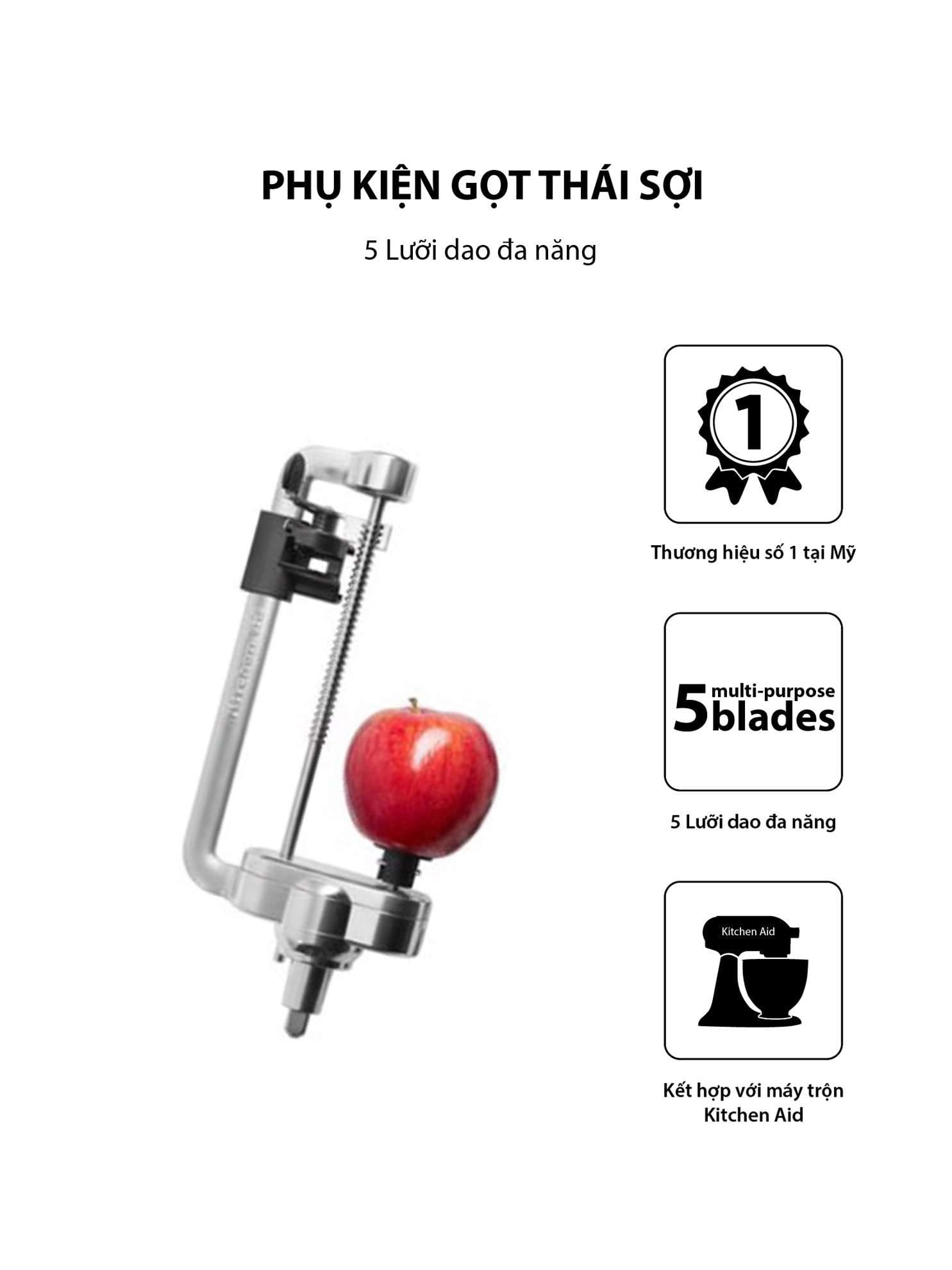 Phụ kiện gọt thái sợi KitchenAid - KSM1APC 3 0021307 phu kien got thai soi kitchenaid 083cfeafd95045abb913faed902ba9d3 6 - Mua trực tiếp từ nhà máy - Thương hiệu toàn cầu, sản phẩm tốt nhất, danh mục lớn nhất Việt Nam, giá và chất lượng hàng đầu, dịch vụ uy tín đoạt giải Best Performance.