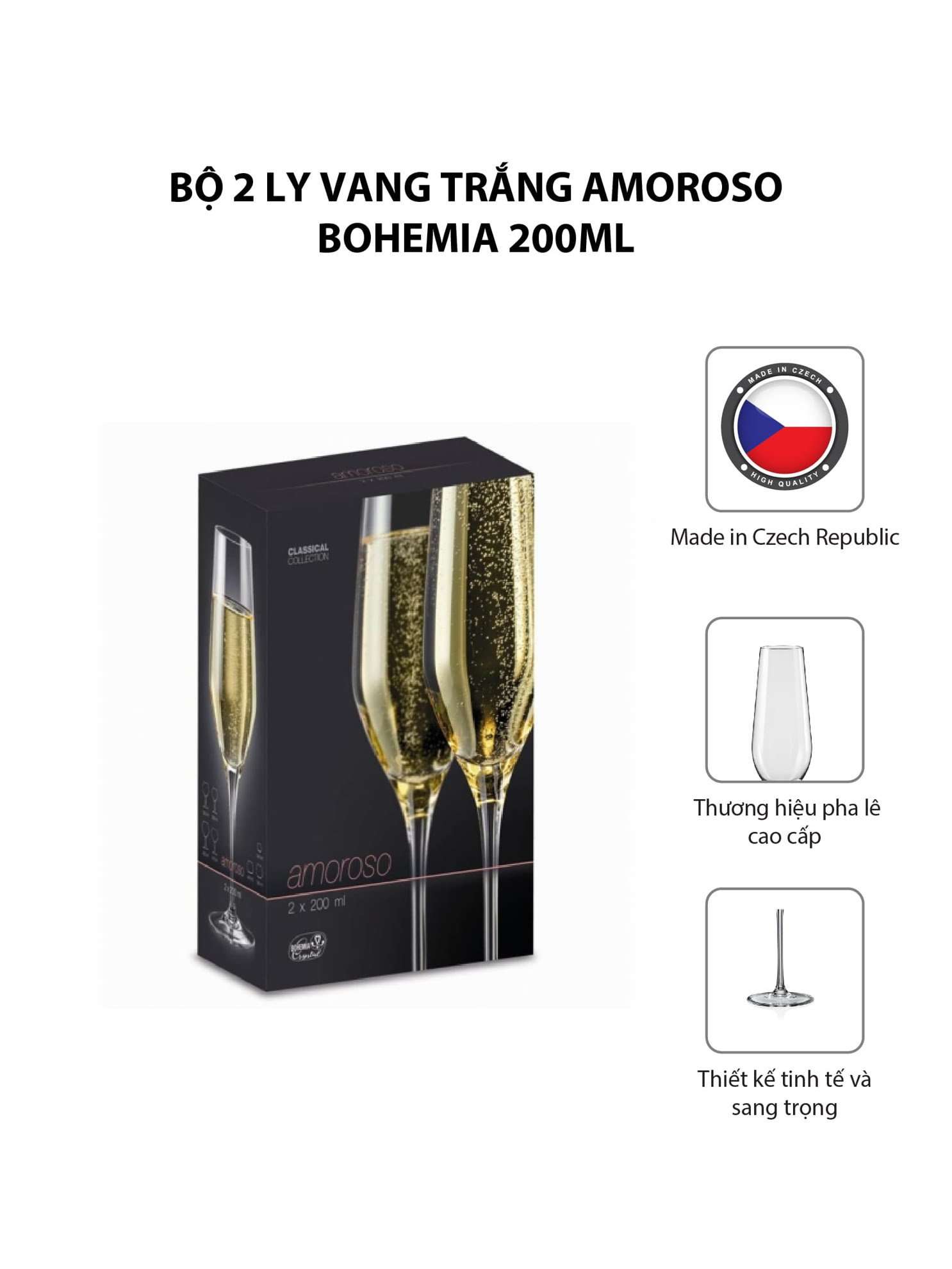 Bộ 2 ly vang trắng Amoroso Bohemia 200ml 3 0022457 bo 2 ly vang trang amoroso bohemia 200ml 47cbea6f956148fc8d074038bd1fce08 8 - Mua trực tiếp từ nhà máy - Thương hiệu toàn cầu, sản phẩm tốt nhất, danh mục lớn nhất Việt Nam, giá và chất lượng hàng đầu, dịch vụ uy tín đoạt giải Best Performance.