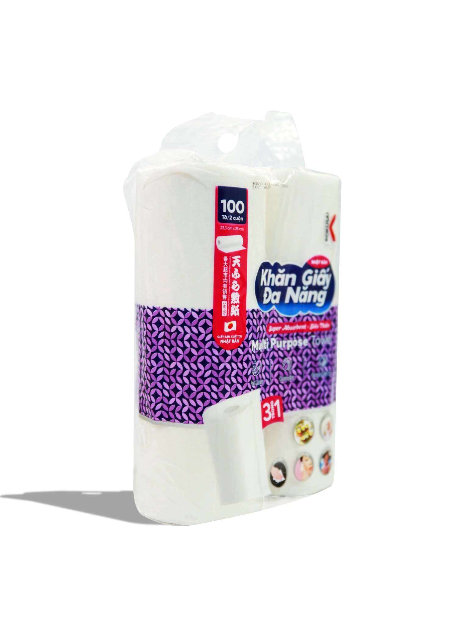 Khăn giấy đa năng Nhật Bản Kokusai 3 trong 1 (23.3cmx25cm, 100 tờ/2 cuộn) - GTDD00003483 6 003483 3 d7c2defcc176412c953fa206b446be07 4 - Mua trực tiếp Màng nhôm từ nhà máy - Thương hiệu toàn cầu, sản phẩm tốt nhất, danh mục lớn nhất Việt Nam, giá và chất lượng hàng đầu, dịch vụ uy tín đoạt giải Best Performance.