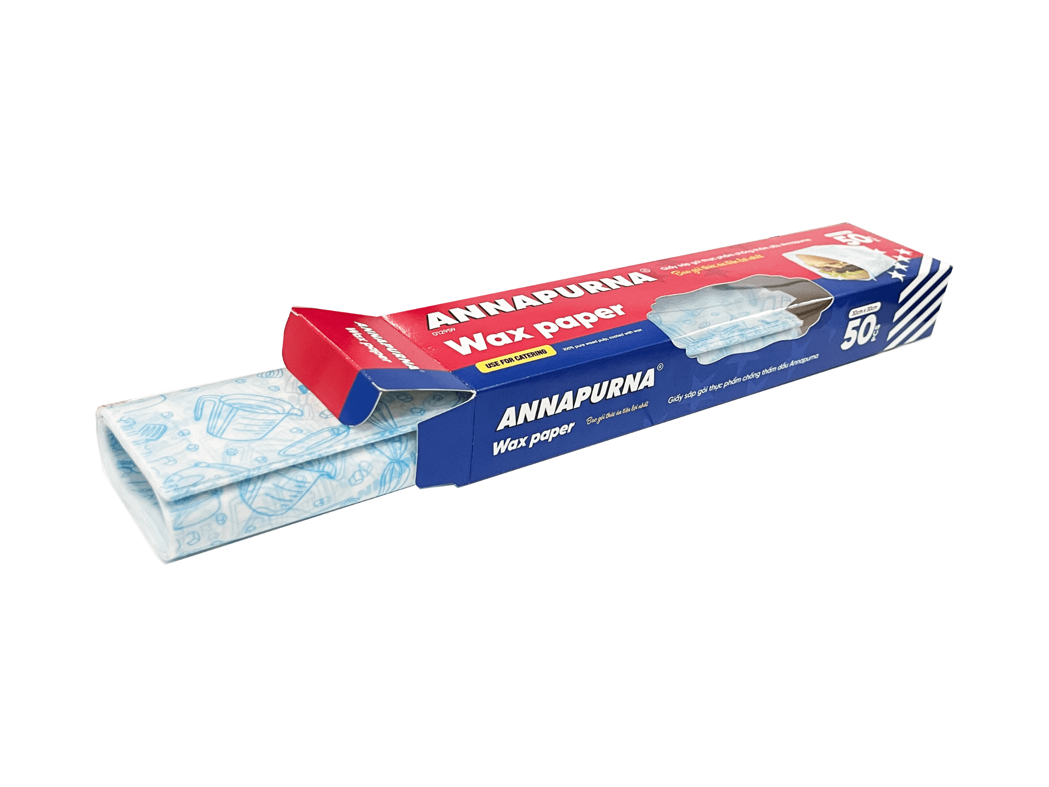 Giấy sáp gói thực phẩm chống thấm dầu Annapurna kích thước 30 cm x 30 cm - 012959 4 12_041464c8286a48989839cd928c37710a.png