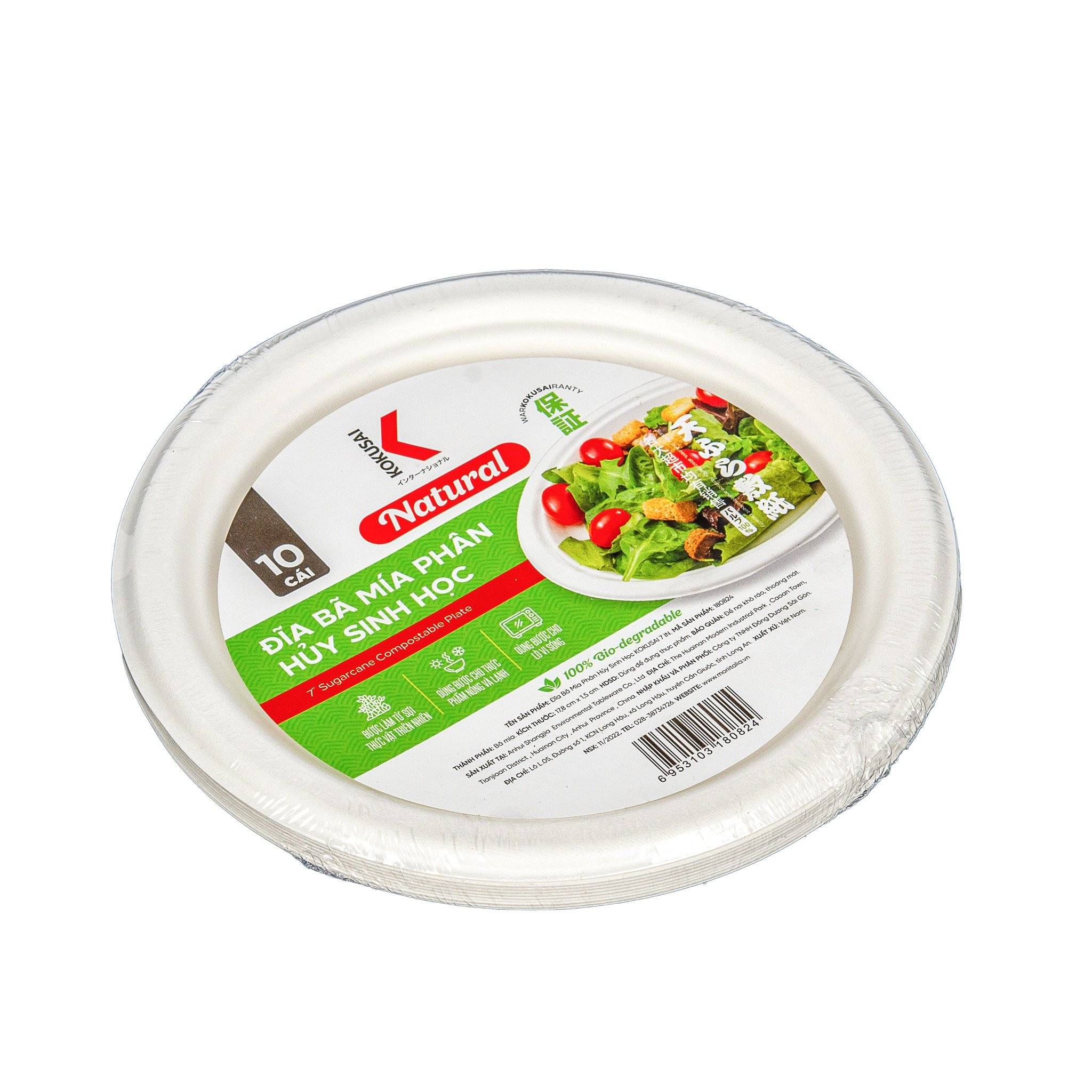 Dĩa bã mía phân hủy sinh học KOKUSAI 7IN Lốc 10 cái - 180824 5 180824 6086374ff7ef4f0c9023cc0f55666b7e 7 - Mua trực tiếp từ nhà máy - Thương hiệu toàn cầu, sản phẩm tốt nhất, danh mục lớn nhất Việt Nam, giá và chất lượng hàng đầu, dịch vụ uy tín đoạt giải Best Performance.
