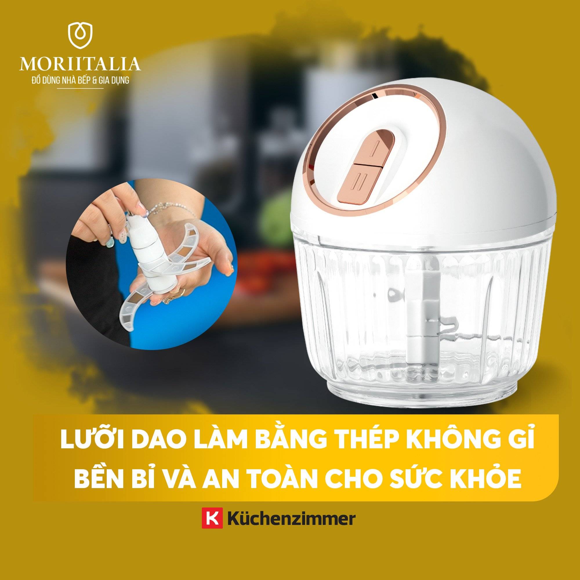 Máy xay thực phẩm đa năng Kuchenzimmer 2.5 L - 012430 6 z5459109612763 ff6b0526ee7b5020a8e60c557de7786c 6f09ea3a043a46fcab9bd718600647a9 5 - Mua trực tiếp từ nhà máy - Thương hiệu toàn cầu, sản phẩm tốt nhất, danh mục lớn nhất Việt Nam, giá và chất lượng hàng đầu, dịch vụ uy tín đoạt giải Best Performance.